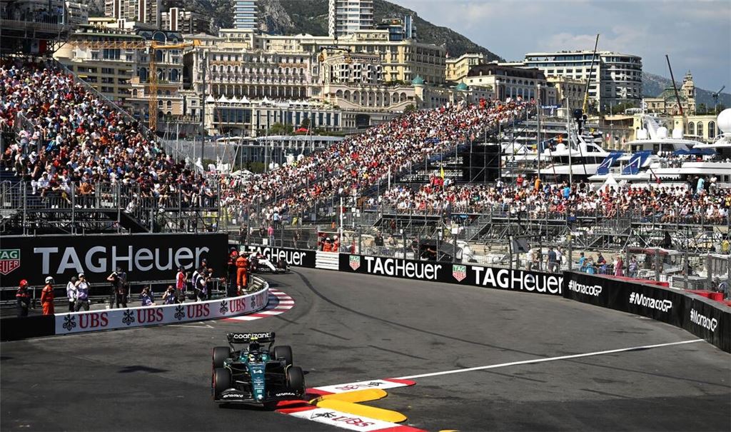 Fernando Alonso beim Qualifying in Monaco.