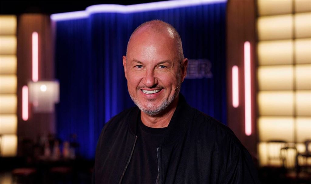 Fernsehkoch Frank Rosin bei der Aufzeichnung der WDR-Talkshow Kölner Treff im WDR Studio.