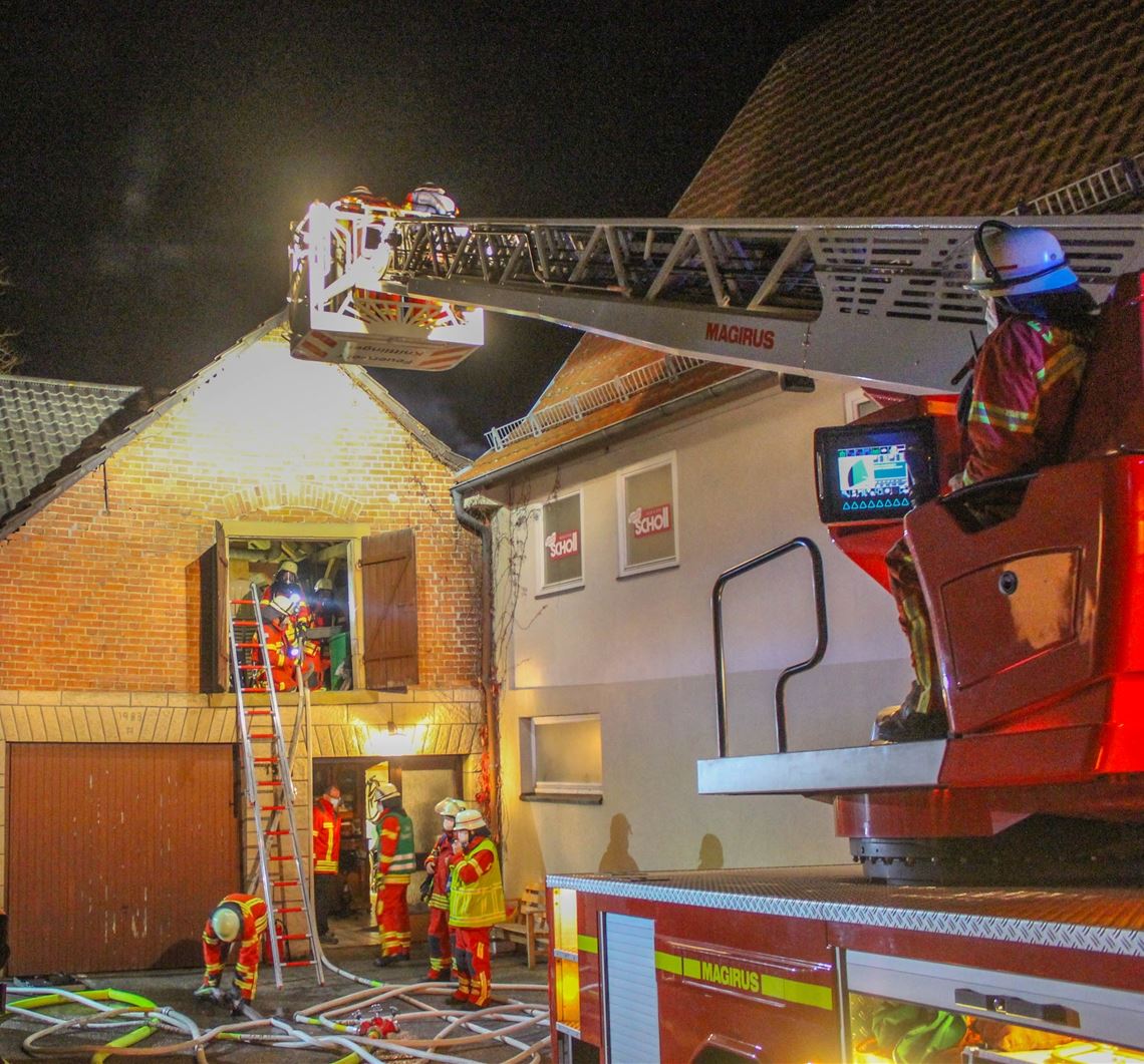 Feuerwehr in Aktion. Foto: Einsatz-Report24