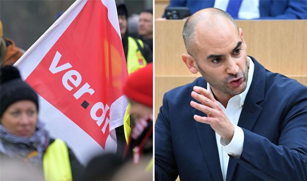 Finanzminister Danyal Bayaz will keine Auszahlung der Tariferhöhung mit dem April-Gehalt zusagen.