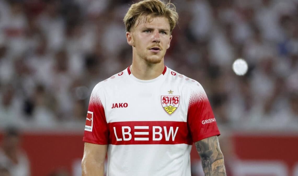 Finn Jeltsch im Heimspiel gegen den 1. FC Köln