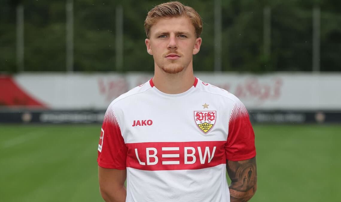 Finn Jeltsch ist im Abwehrzentrum gefordert.