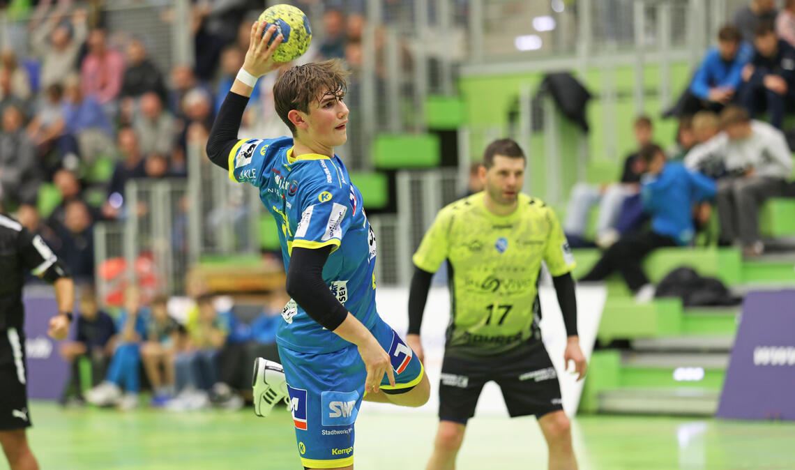 Finn Meißner gehört zu den größten Handball-Talenten in Deutschland. Foto: Müller