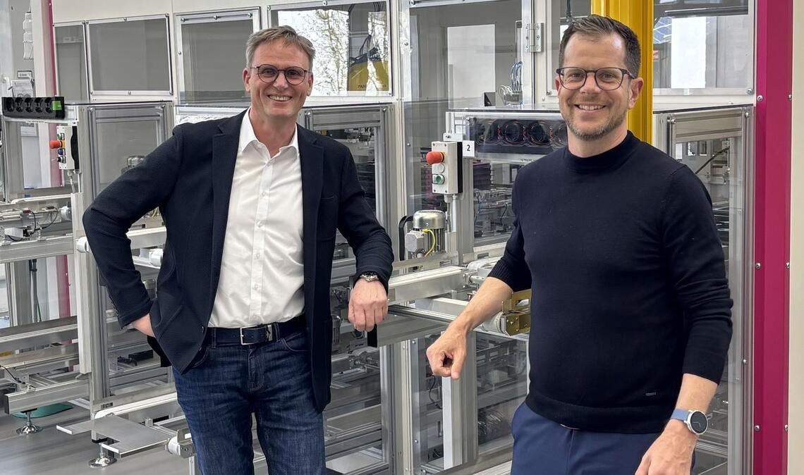 Firmenchef Milko Konzelmann (links) und Schwiegersohn André Konzelmann.