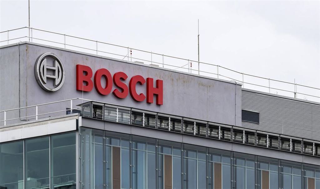 Firmengebäude von Bosch in Feuerbach.