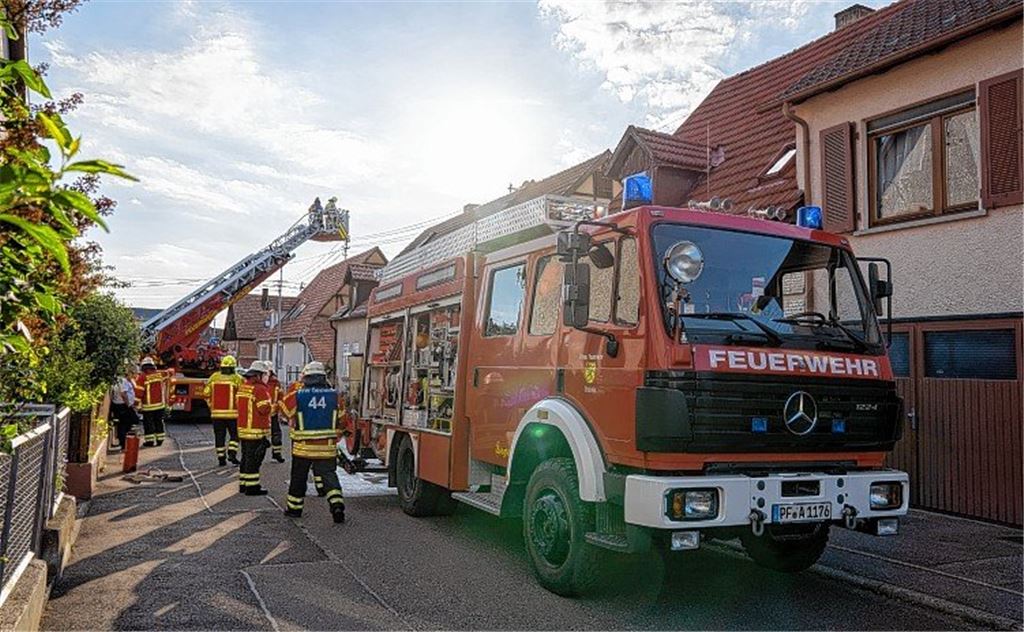 Flammen in der Werkstatt