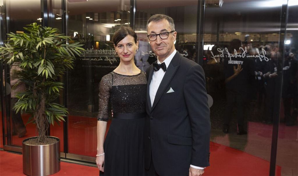 Flavia Zaka und Cem Özdemir beim Landespresseball 2025.