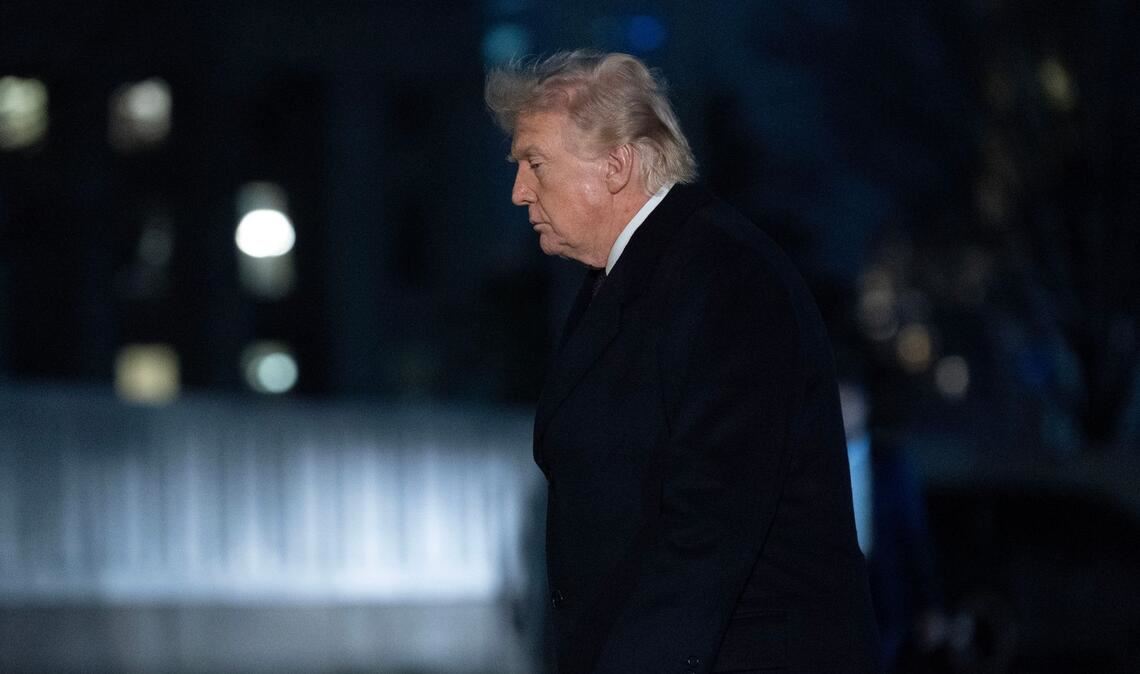 Fliegt er nach China oder nicht? US-Präsident Donald Trump.