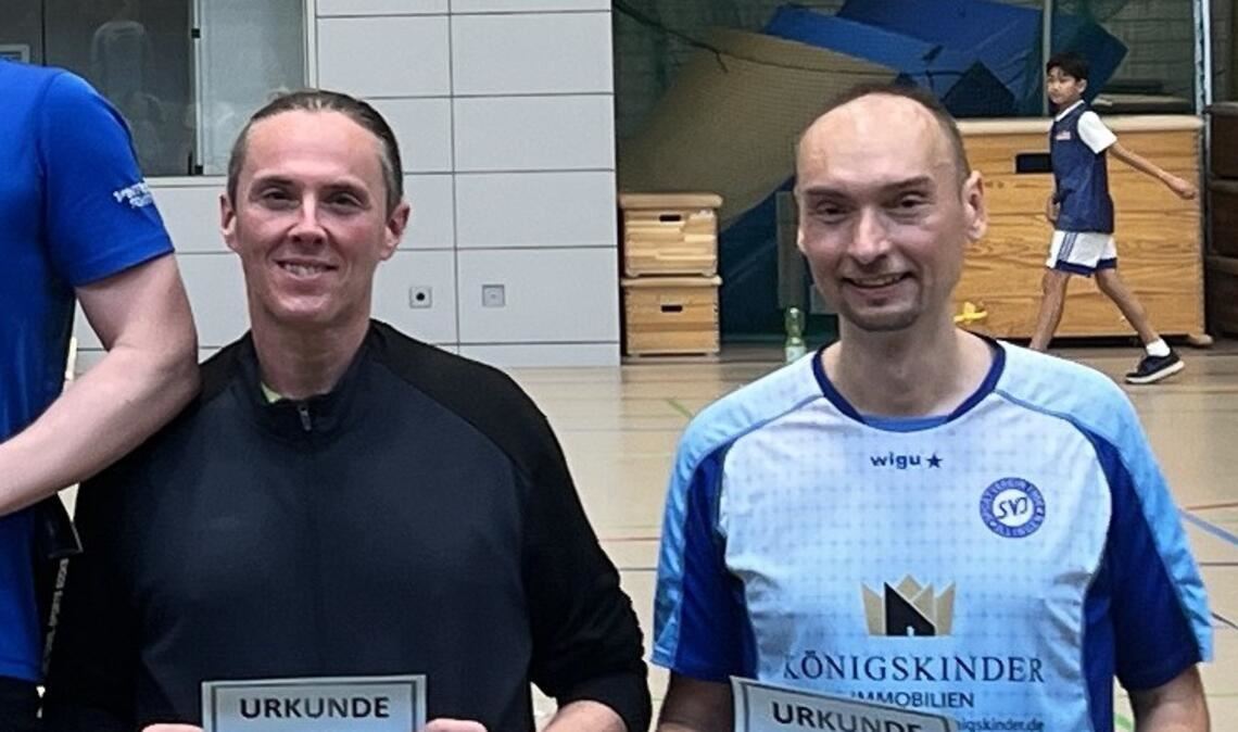 Zimmermann und Böpple verkaufen sich teuer Florian Böpple und Andreas Zimmermann (re.) vom SV Illingen. Foto: privat