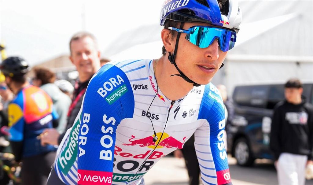 Florian Lipowitz ist bei der Katalonien-Rundfahrt aufs Podest gefahren. (Archivbild)