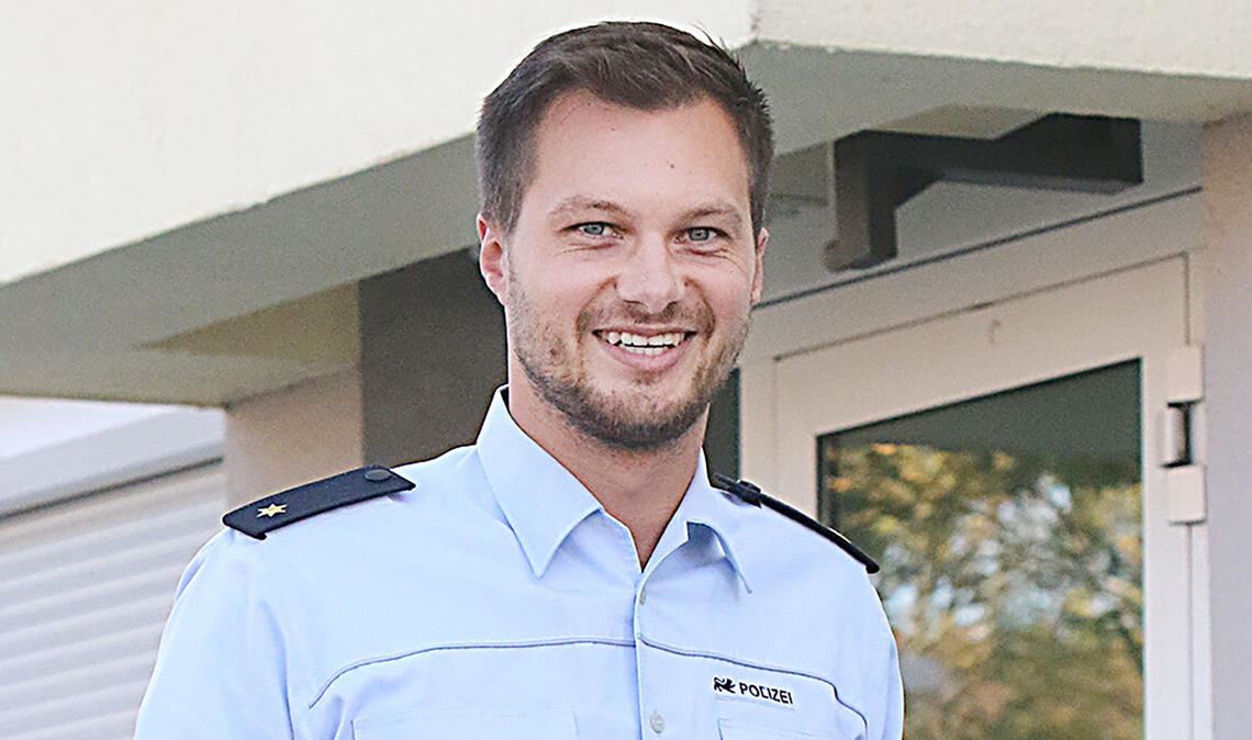 Florian Walch ist nach seiner Zeit als stellvertretender Revierleiter 2020 als neuer Chef nach Mühlacker zurückgekehrt. Foto: Steigleder