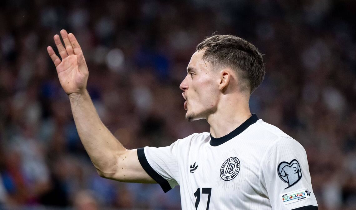 Florian Wirtz (Note 3,5): Es lief lange nicht für den Neu-Liverpooler. Trotz seines Pensums. Die Leichtigkeit ging Florian Wirtz einfach ab. Hatte dazu Pech mit einem Abschluss (68.). Dann kam doch noch sein Moment per Freistoß – ein Volltreffer zum 3:1 (72.).