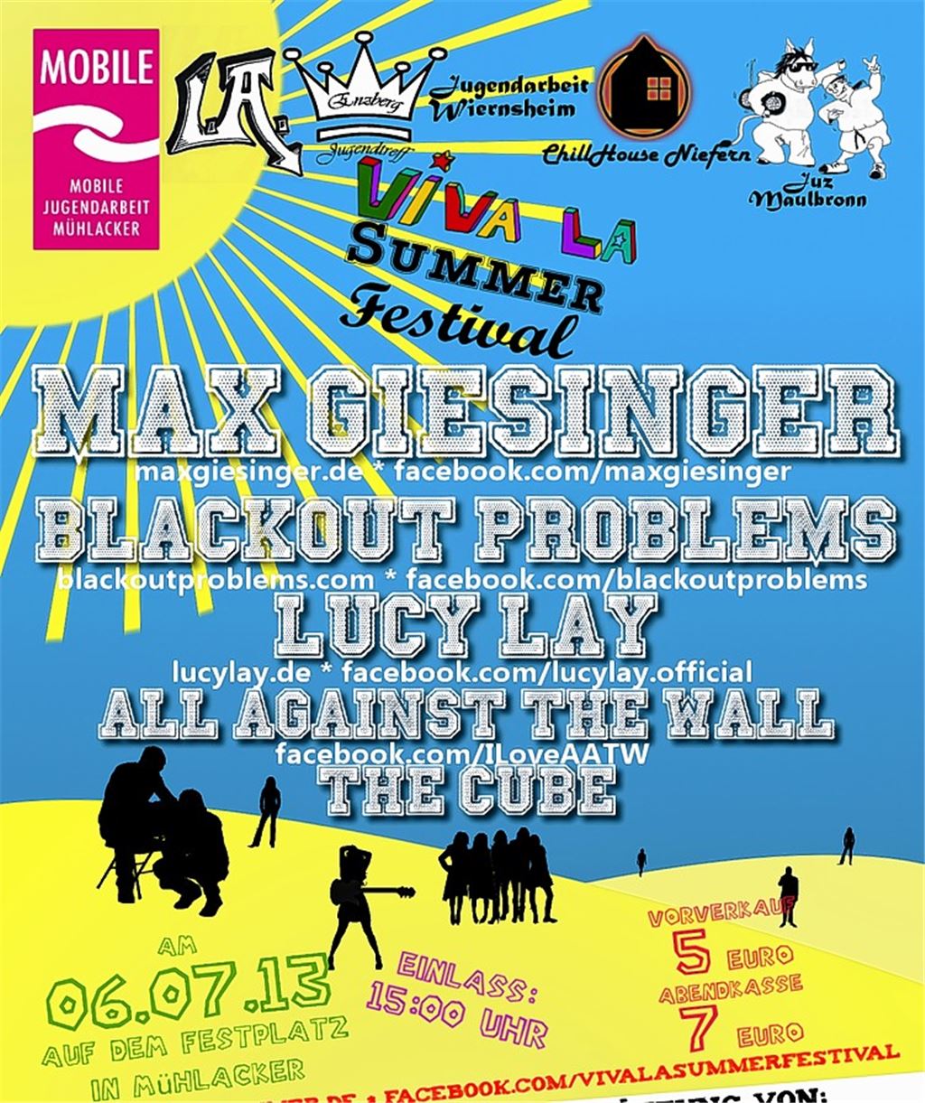 Flyer als Appetitmacher: Die Vorfreude der Organisatoren auf das Festival wächst.