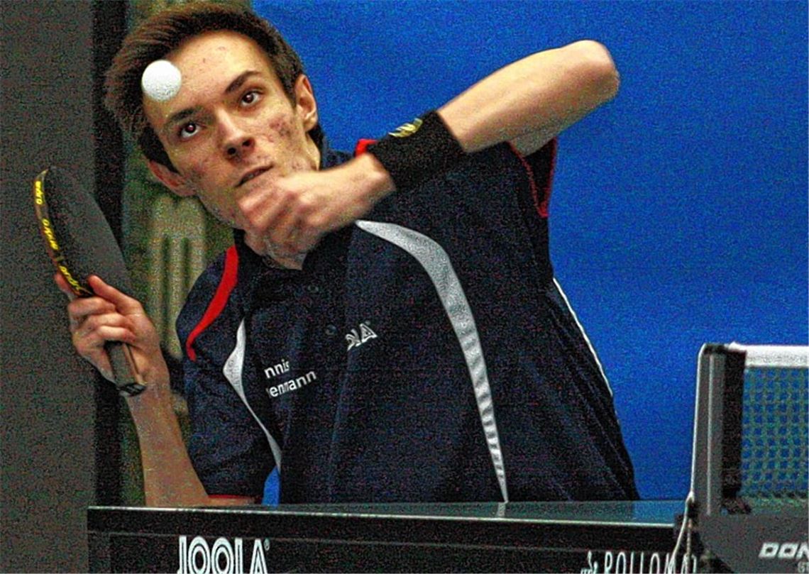 Fokussiert auf die Meisterschaft: Nur ein Punkt fehlt dem TTV Knittlingen um Jannis Nonnenmann noch zum Titelgewinn.