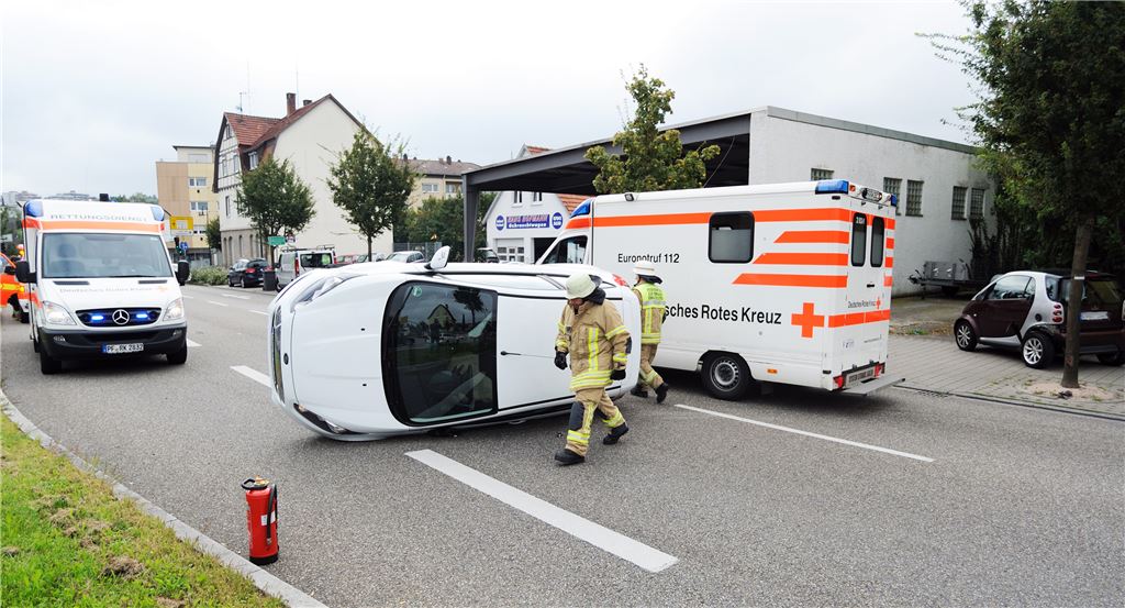 Unfall Pforzheimer Straße