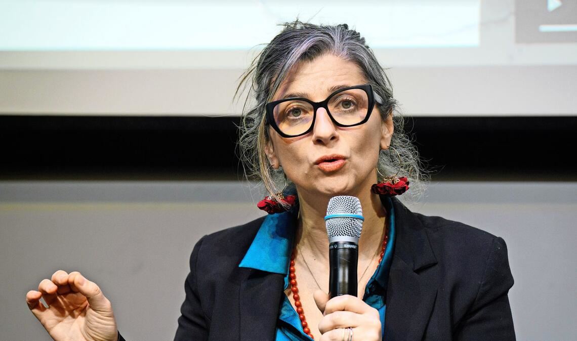 Francesca Albanese, Sonderberichterstatterin des UN-Menschenrechtsrates für die besetzten palästinensischen Gebiete. Ein US-Richter setzt die US-Sanktionen gegen die Juristin aus (Archivfoto).