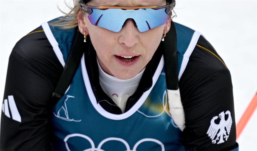 Franziska Preuß hat ihre Medaillenchancen vergeben.