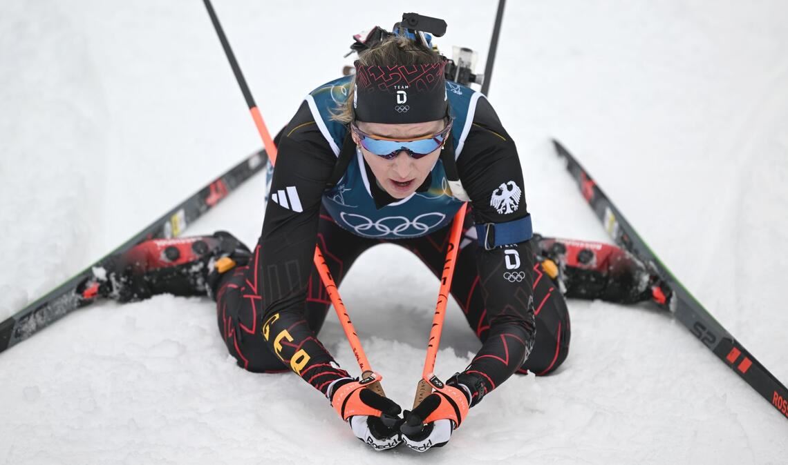 Franziska Preuß konnte am Ende nicht jubeln.