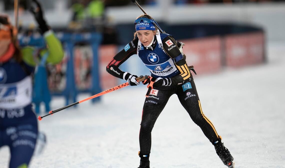 Franziska Preuß musste ein Mal in die Strafrunde.