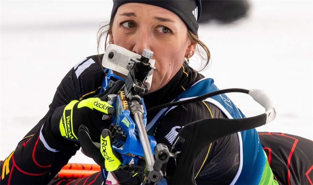 Franziska Preuß strauchelte beim Schießen.