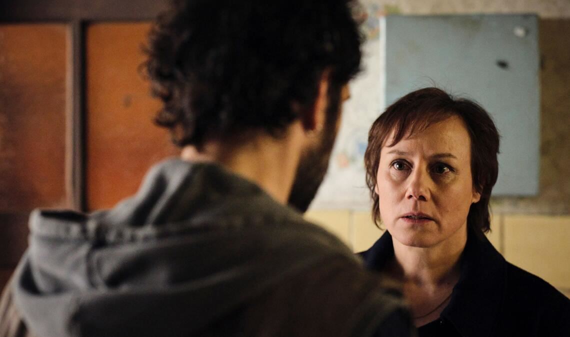 Franziska Tobler im Gespräch mit Reini.