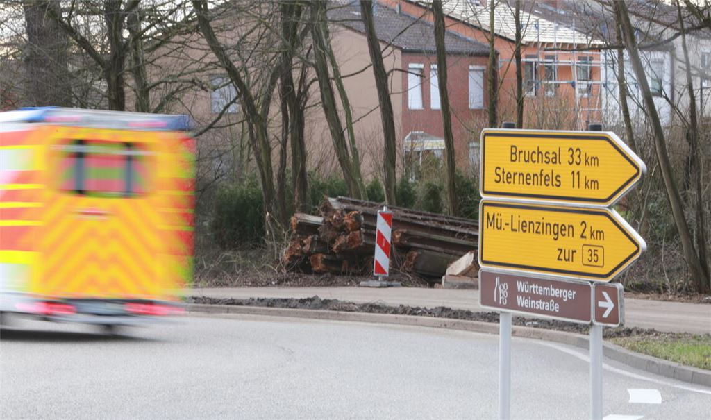 Freie Sicht aufs Wohngebiet Heidenwäldle – die hölzerne Lärmschutzwand musste, weil nicht mehr standsicher, abgebaut werden. Foto: Archiv/Huber