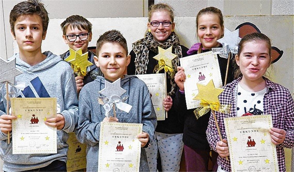 Urkunden für fleißige Sternsinger Urkunden für fleißige Sternsinger
