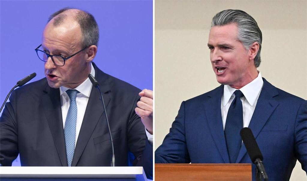 Friedrich Merz wird sich mit Kaliforniens Gouverneur Gavin Newsom bei der Münchner Sicherheitskonferenz treffen.