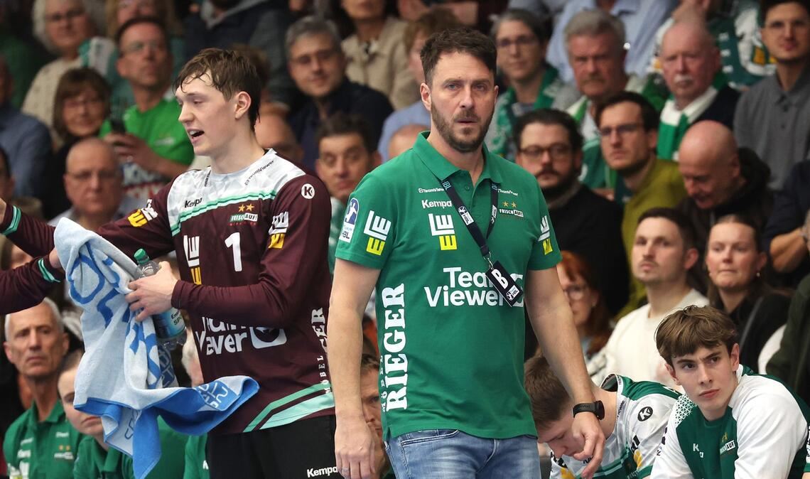 Frisch-Auf-Coach Ben Matschke: Gefühlte Niederlage.