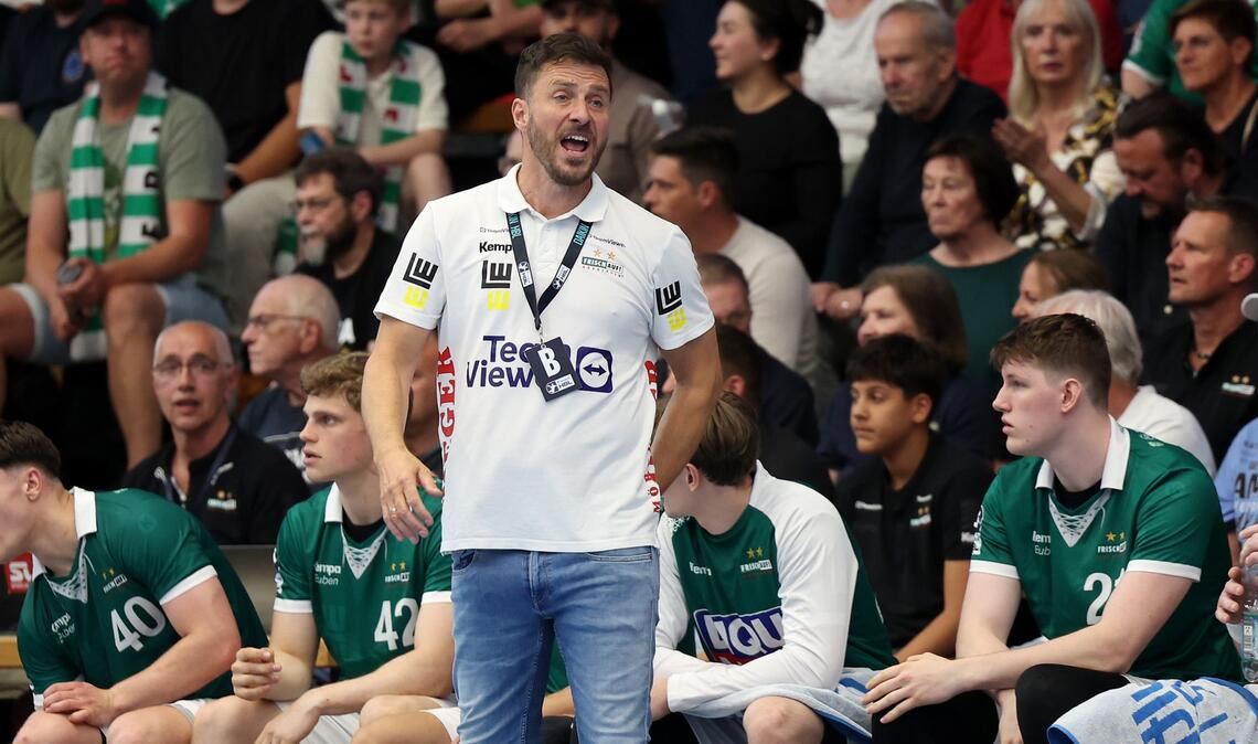 Frisch-Auf-Coach Ben Matschke war enttäuscht vom Ergebnis.