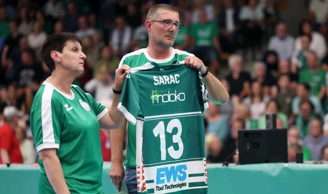Frisch-Auf-Fan-Club erinnert an den erkrankten Ex-Spieler Josip Sarac.