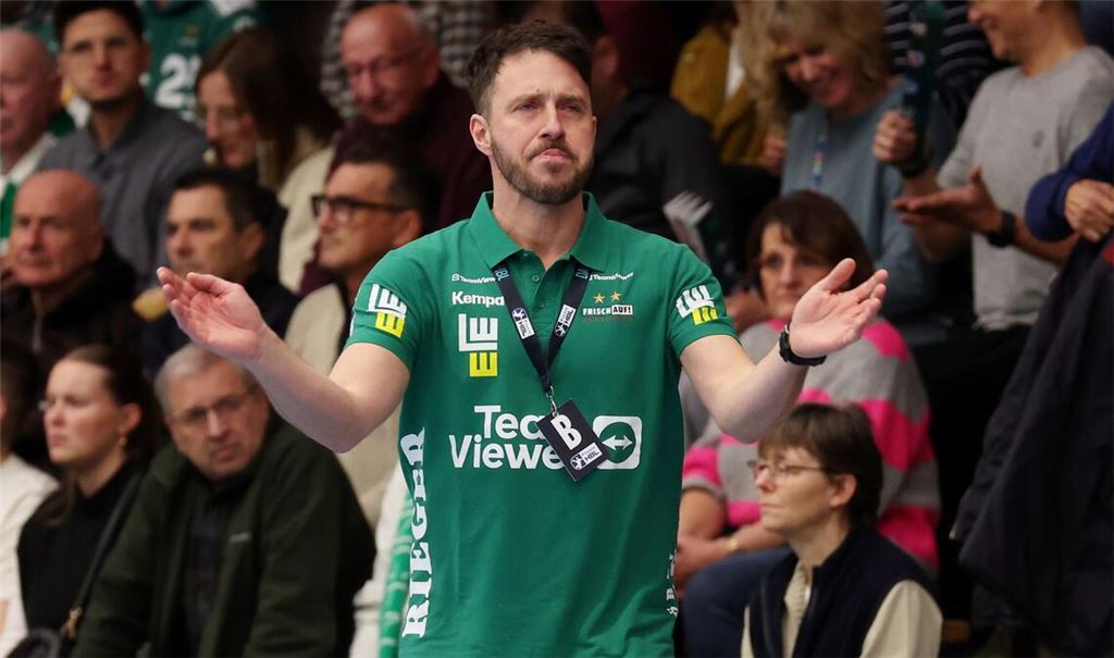 Frisch-Auf-Trainer Ben Matschke konnte nicht zufrieden sein.