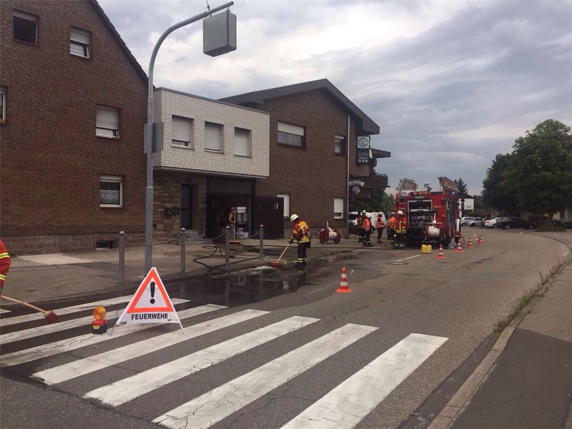 p Fritteusenbrand Ötisheim Gaststätte