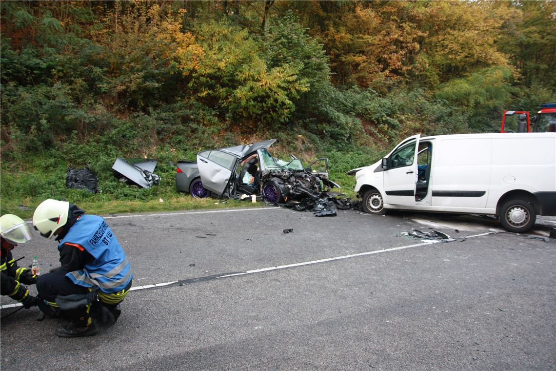 Schwerer Unfall auf der B 294 Unfall auf der B 294
