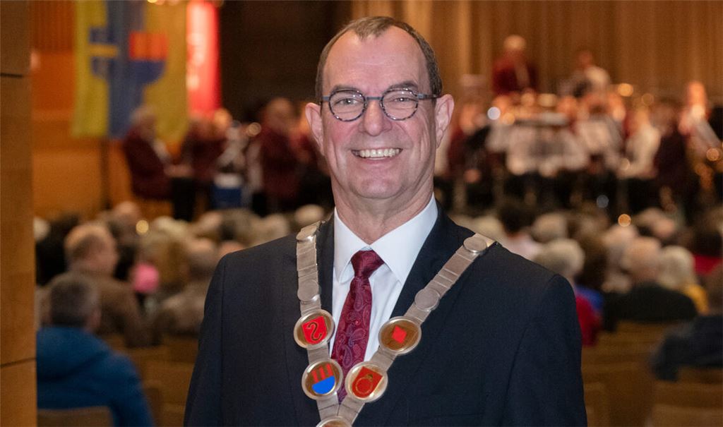 Früh für Klarheit gesorgt: Mit dem Neujahrsempfang in Lienzingen ist Mühlackers Oberbürgermeister Frank Schneider in sein letztes Amtsjahr gestartet. Foto: Fotomoment