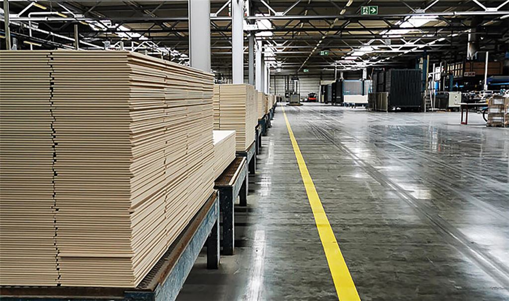 Frühere Produktionshalle des Fliesenherstellers Steuler in Mühlacker. Foto: Archiv