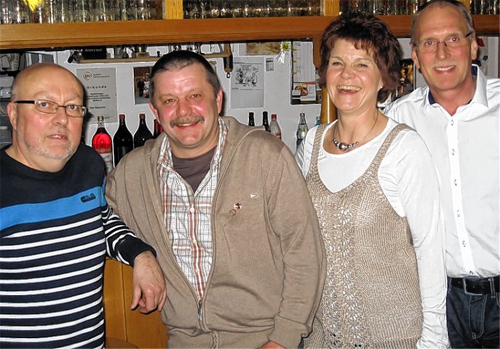 Führen den TSV Ötisheim: Erich Theysohn, Manfred Schulz, Jasmin Häge und Achim Häge (v.li.). Foto: privat