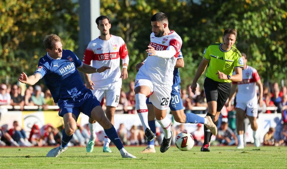 Führte den VfB in Weinstadt als Kapitän an: Deniz Undav.