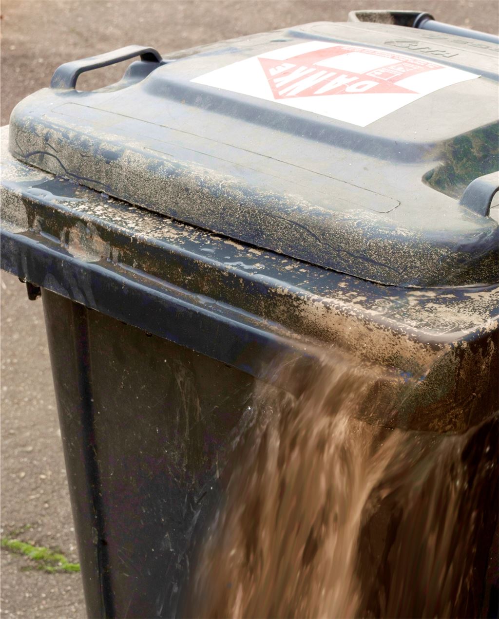 Für Abfall gedacht – und nicht als Öltank. Foto: Fotomoment