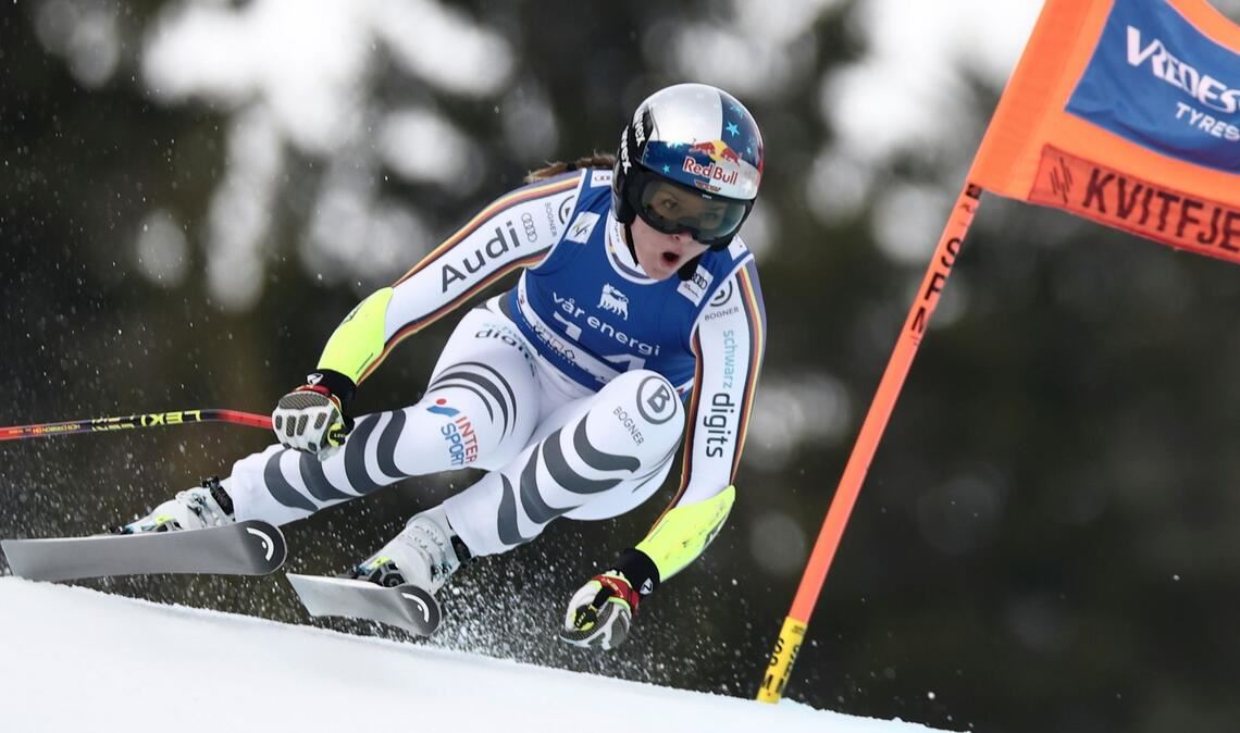 Für Deutschlands beste Alpin-Athletin reicht es zum zweiten Mal an einem Wochenende nicht zum Podest.