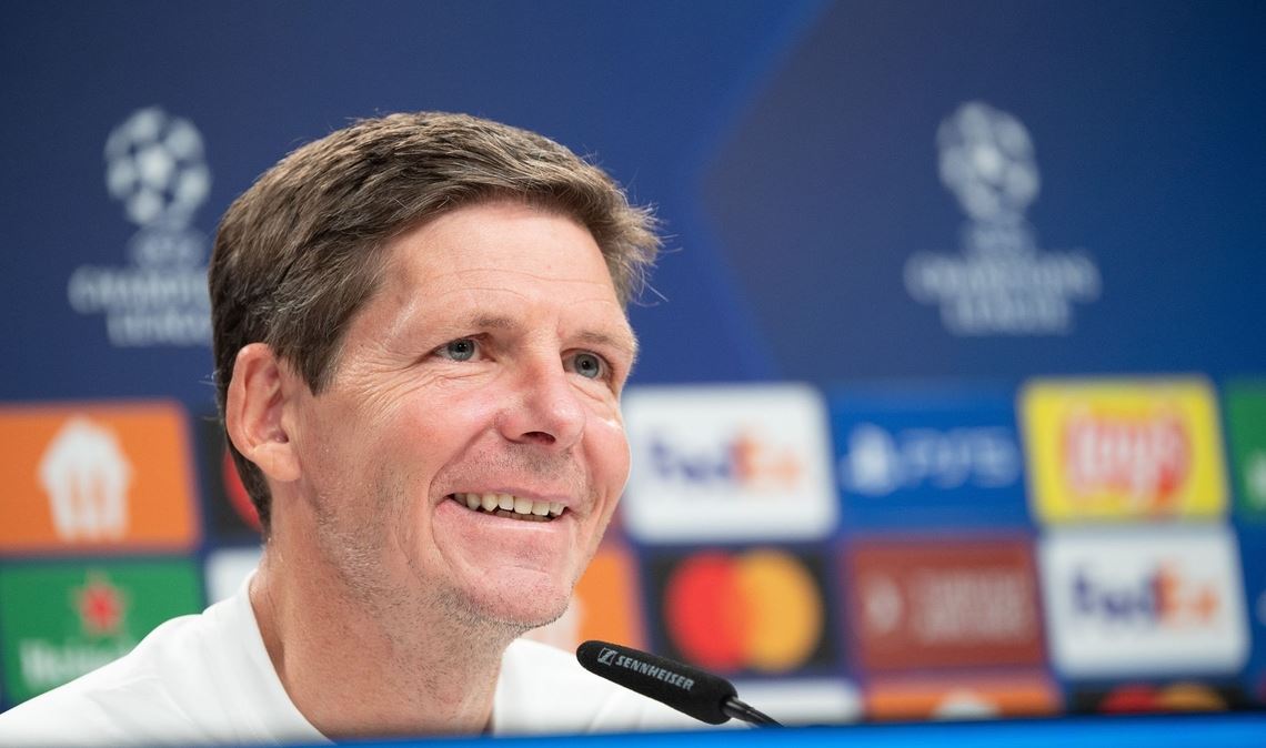 Für Frankfurts Trainer Oliver Glasner geht es gegen Sporting Lissabon nur um das Weiterkommen.