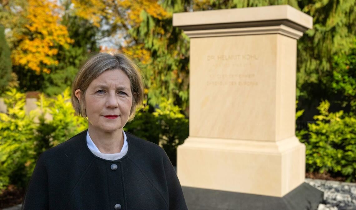 Für Maike Kohl-Richter "war immer klar, dass das Grab letztlich Denkmalcharakter haben muss".