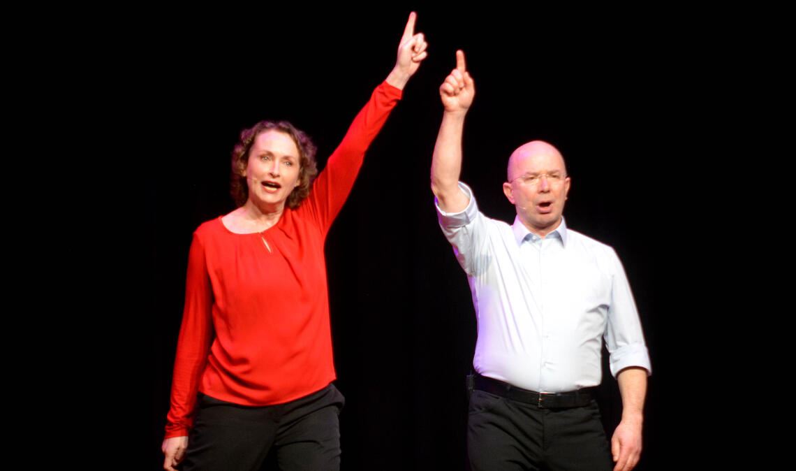 Wieso das Alter kein Grund ist, die Krise zu kriegen Für Mirjam Woggon und Udo Zepetauer ist das nahende Alter kein Grund für eine Krisenstimmung. Foto: Stahlfeld