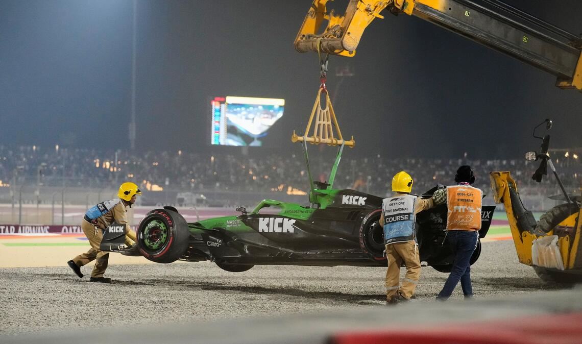 Für Nico Hülkenberg war nach einem Unfall früh Schluss.