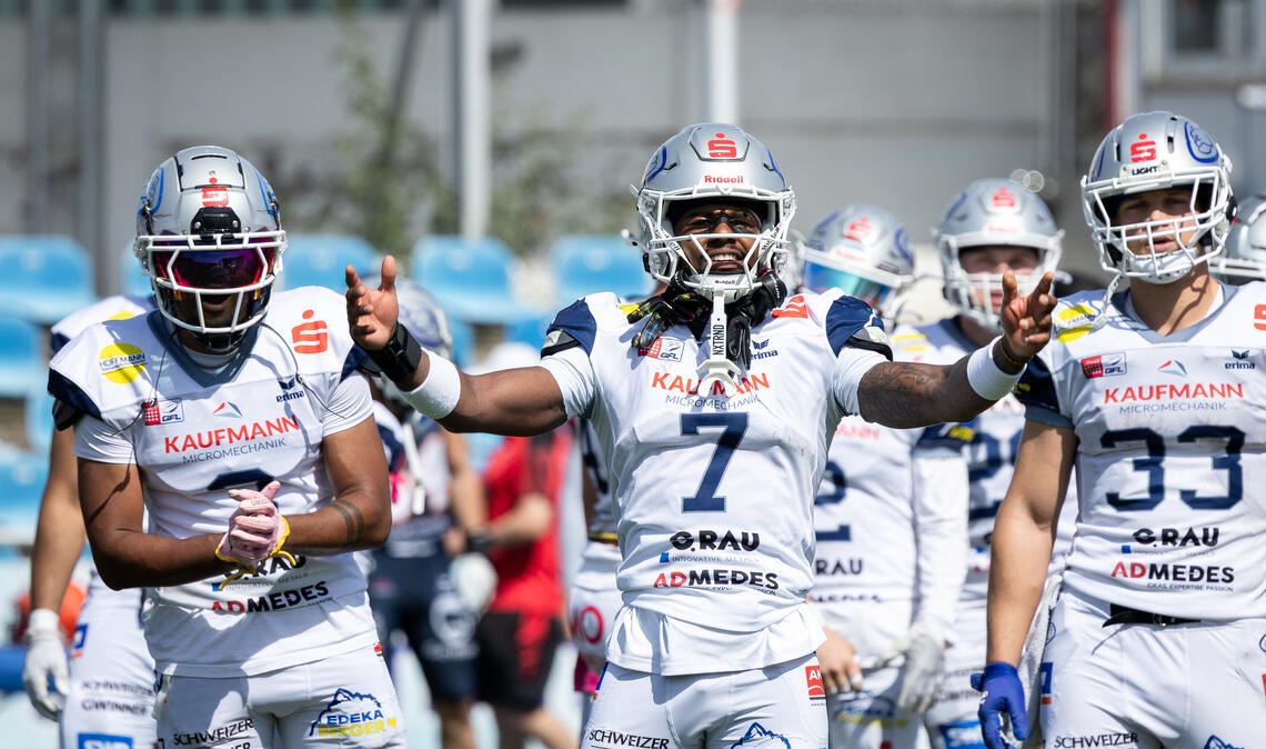 Für die Wilddogs läuft das Spiel bei den Saarland Hurricanes ganz nach Plan. Foto: Andreas Nisch/Archiv