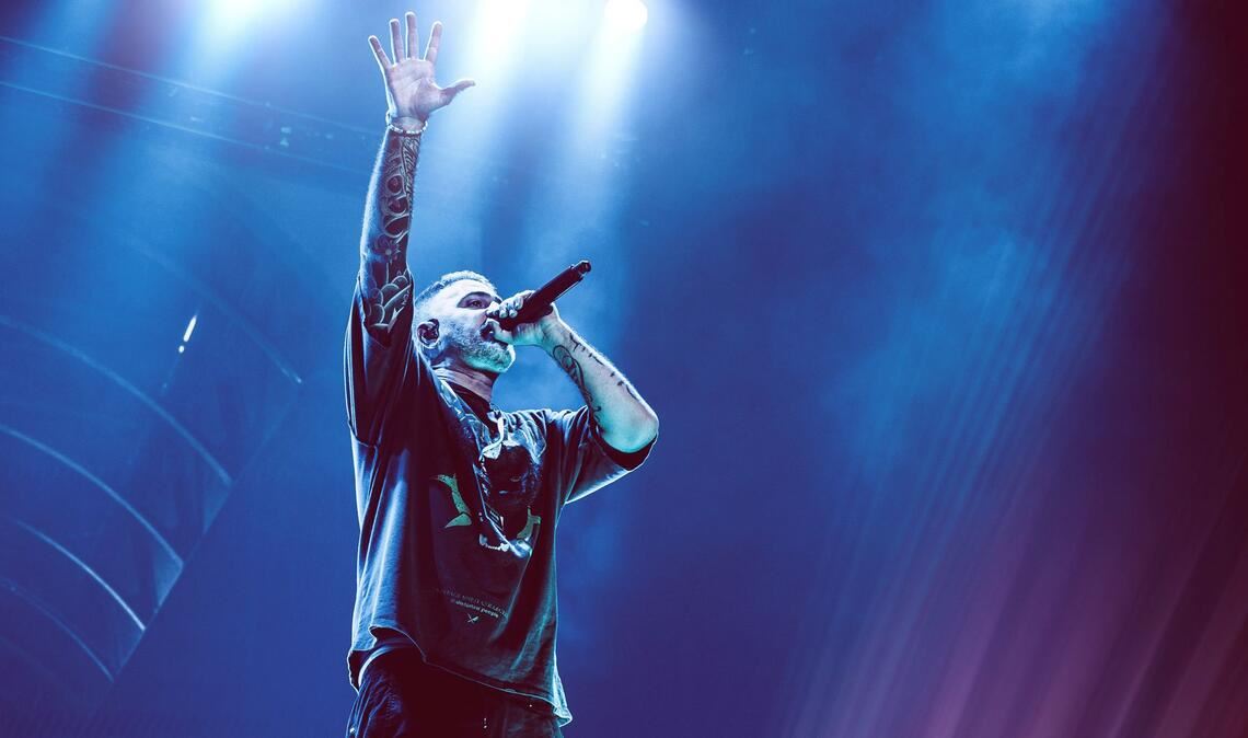 „Für mich war Musik immer ein tolles Hobby“ Bushido auf der Bühne.