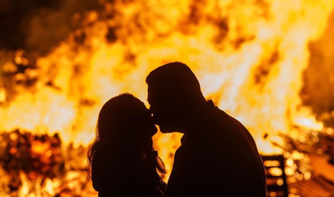 Für viele ist der erste Kuss ein besonderer Moment. (Symbolbild)