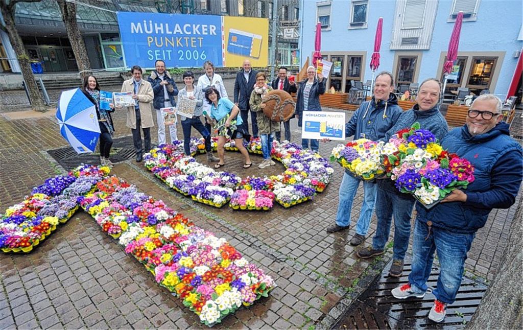 1001 Blumen verteilt