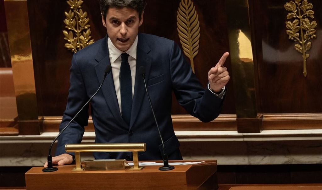Gabriel Attal will dem französischen Präsidenten Emmanuel Macron in seinem Amt nachfolgen. (Archivbild)