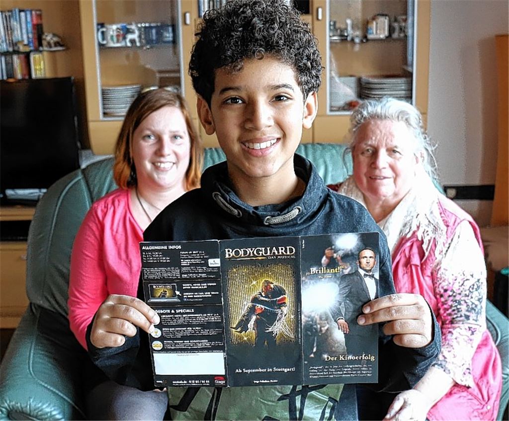 Die Scheinwerfer strahlen, Gabriel strahlt